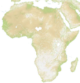 Africa height map