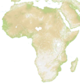 Africa height map