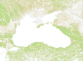 Black Sea height map