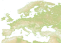 Europe height map