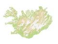 Iceland height map