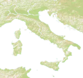 Italia height map