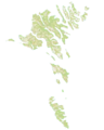 Faroe Islands height map